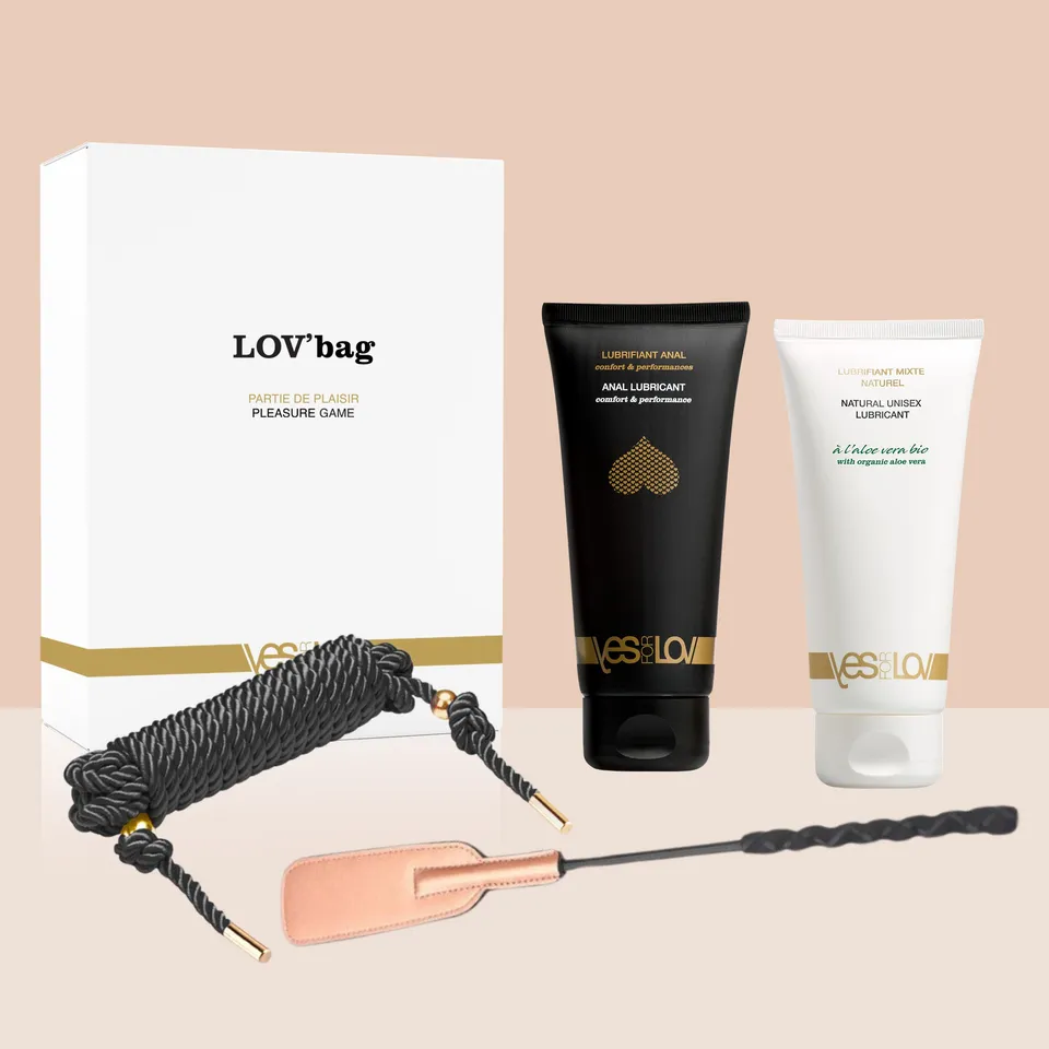 YESforLOV x Vous Monsieur box BDSM coppia 4 accessori