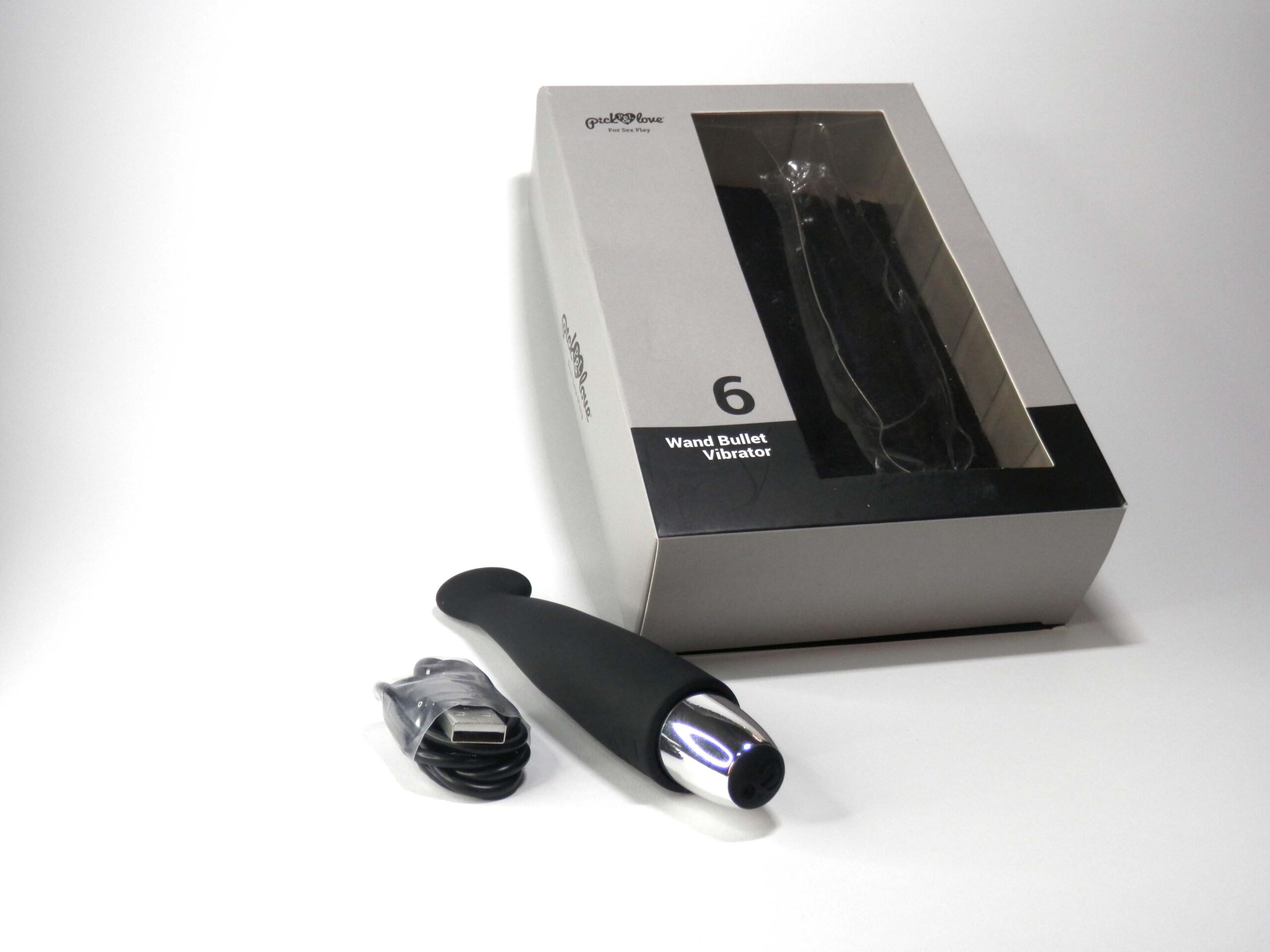 Pick&Love Wand Bullet Vibrator 6 vibratore ricaricabile silicone