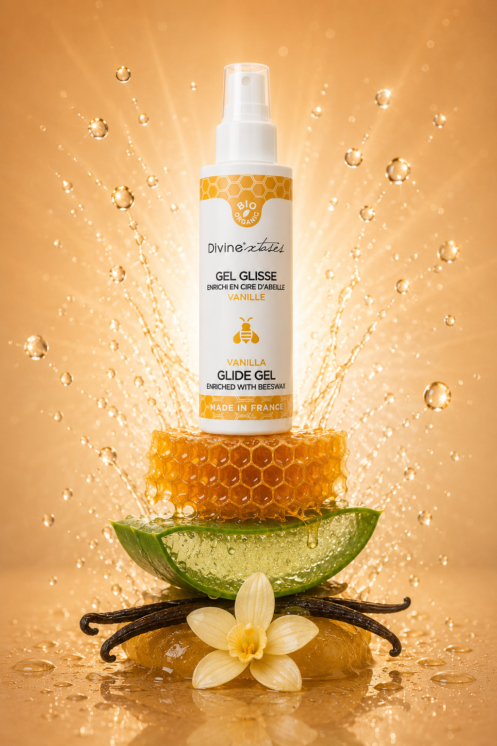 Divinextases Vaniglia gel lubrificante bio 100 ml
