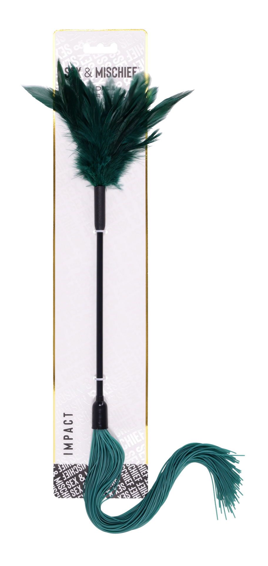 Sportsheets Indica Feather Tickler verde doppia azione
