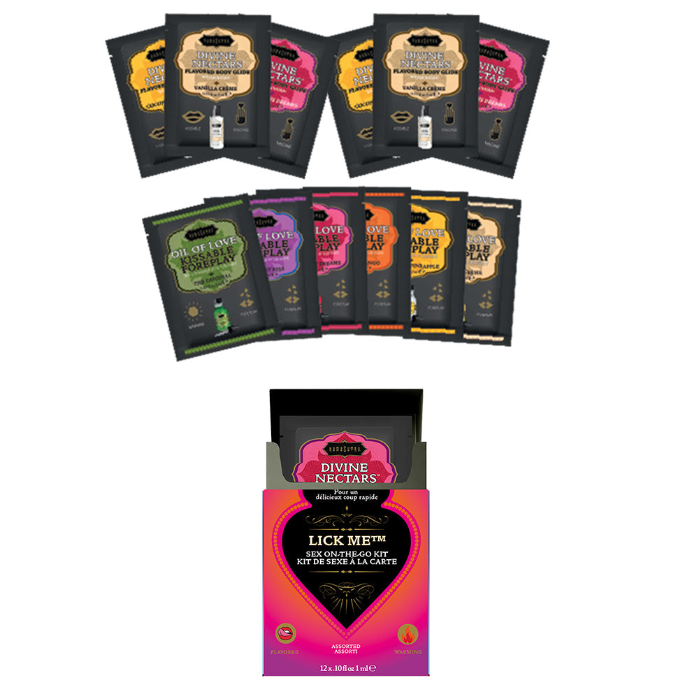 Kama Sutra Lick Me kit sesso orale 12 bustine