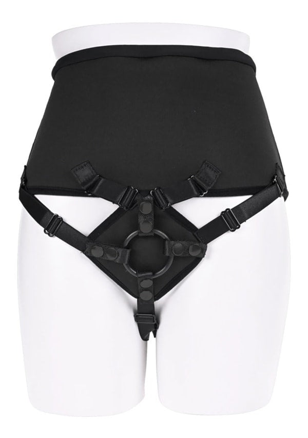 Sportsheets High Waisted Corset harness strap-on elastico