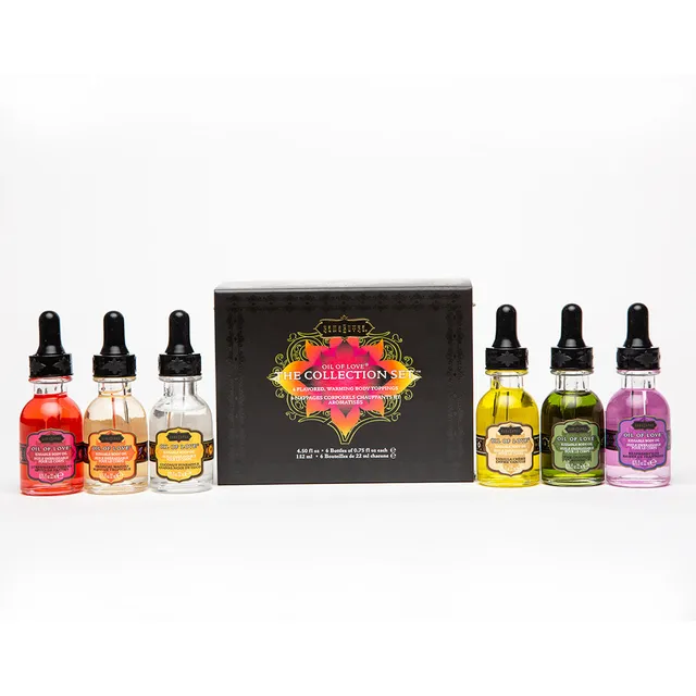 Kama Sutra Oil of Love Collection olio bacio 6x22 ml