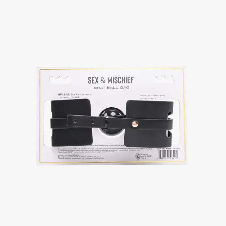 Sportsheets Brat Ball Gag bavaglio palla silicone