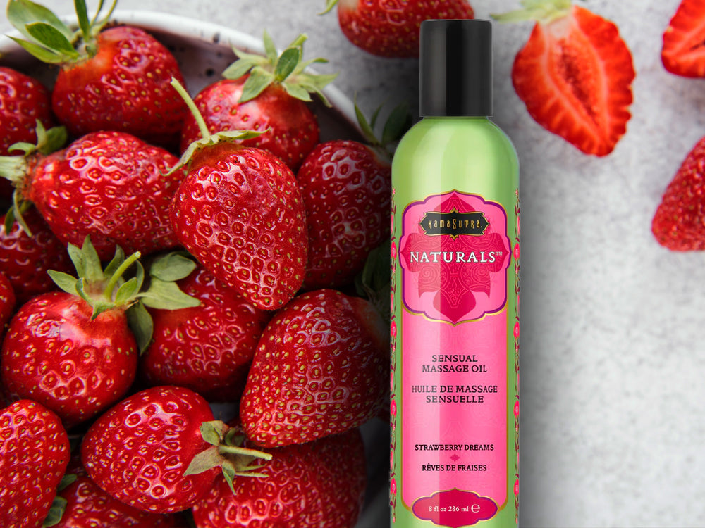 Kama Sutra Naturals Strawberry Dreams olio da massaggio 59 ml fragola