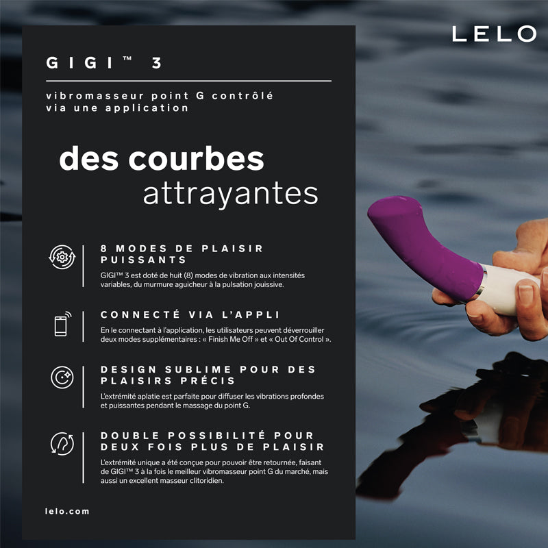 Lelo Gigi 3 Vibratore Punto G Clitoride Bluetooth