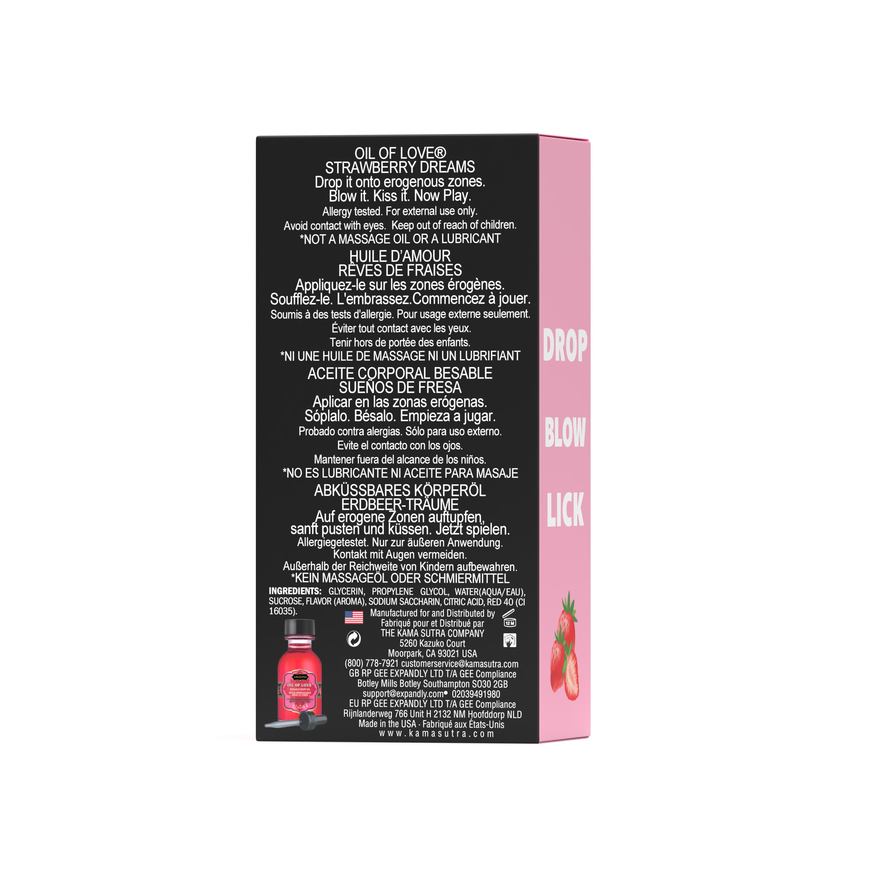 Kama Sutra Oil of Love olio corpo baciabile 22 ml