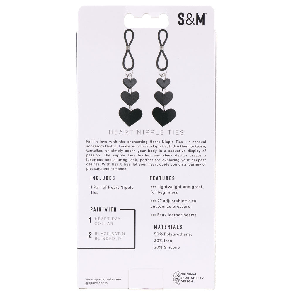 Sportsheets Heart Nipple Ties lacci capezzoli regolabili