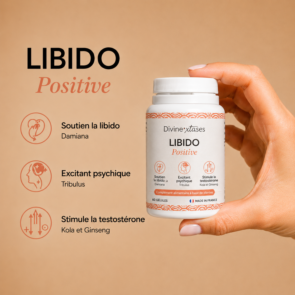 Divinextases Libido Positive integratore libido 60 capsule
