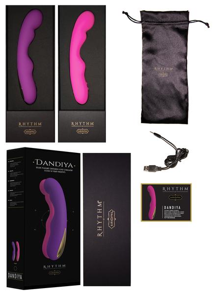 Kama Sutra Dandiya vibratore g-spot silicone ricaricabile
