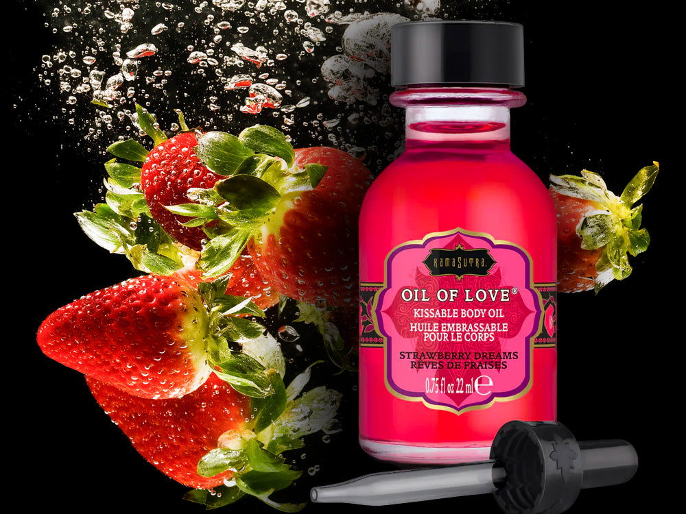 Kama Sutra Strawberry Dick-quiri kit sesso orale fragola
