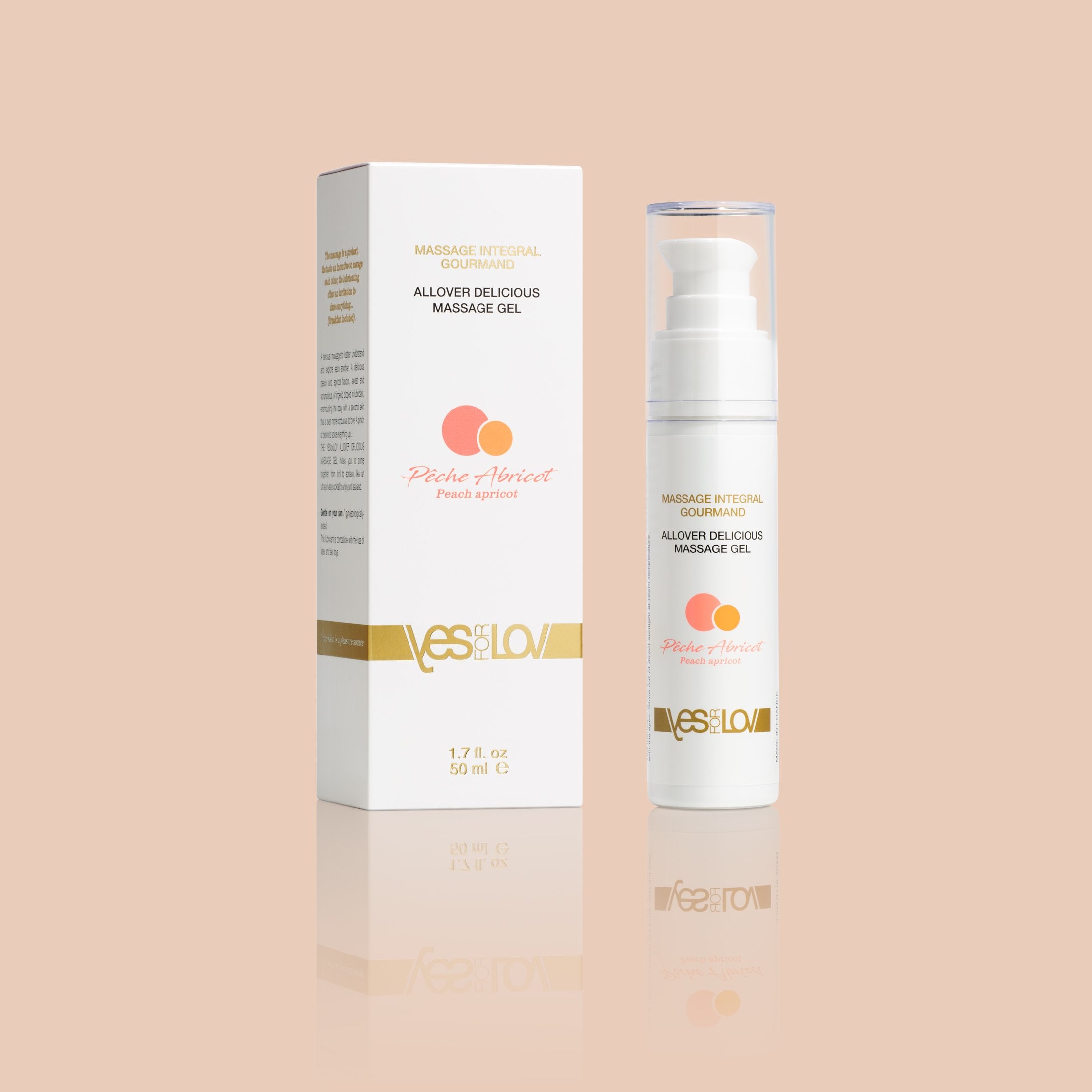 Yes For Lov Allover gel massaggio pesca albicocca 50 ml