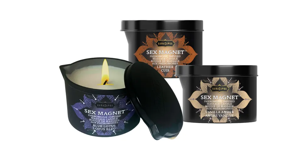 Kamasutra Sex Magnet Blue Lotus candela massaggio 170 g