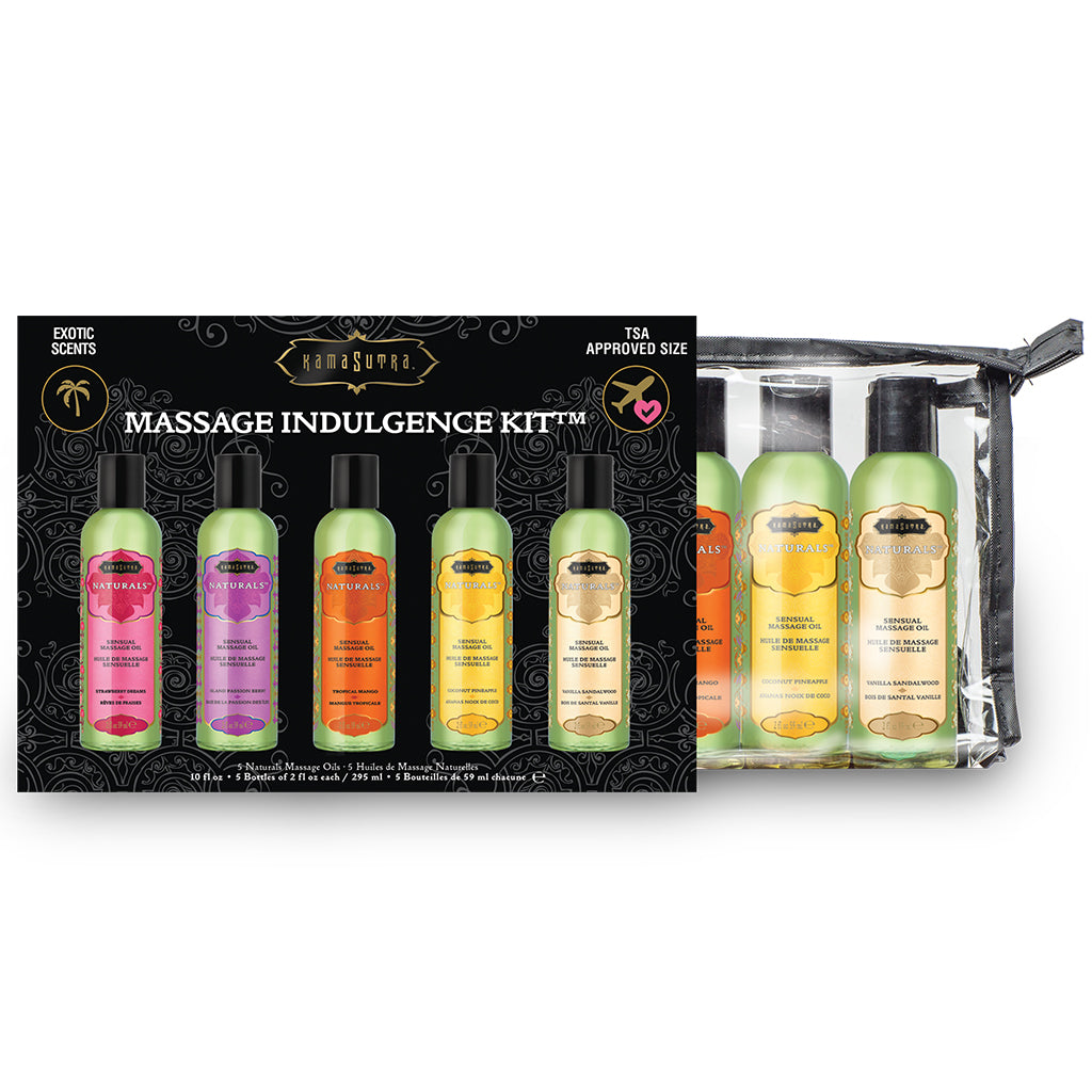 Kama Sutra Massage Indulgence kit olio massaggio 5pz