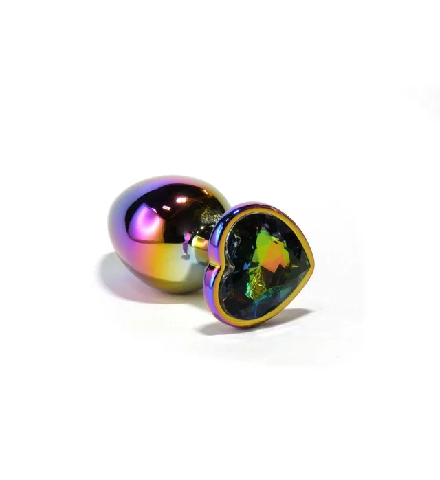 Pick&Love Plug Cuore plug anale metallo cangiante