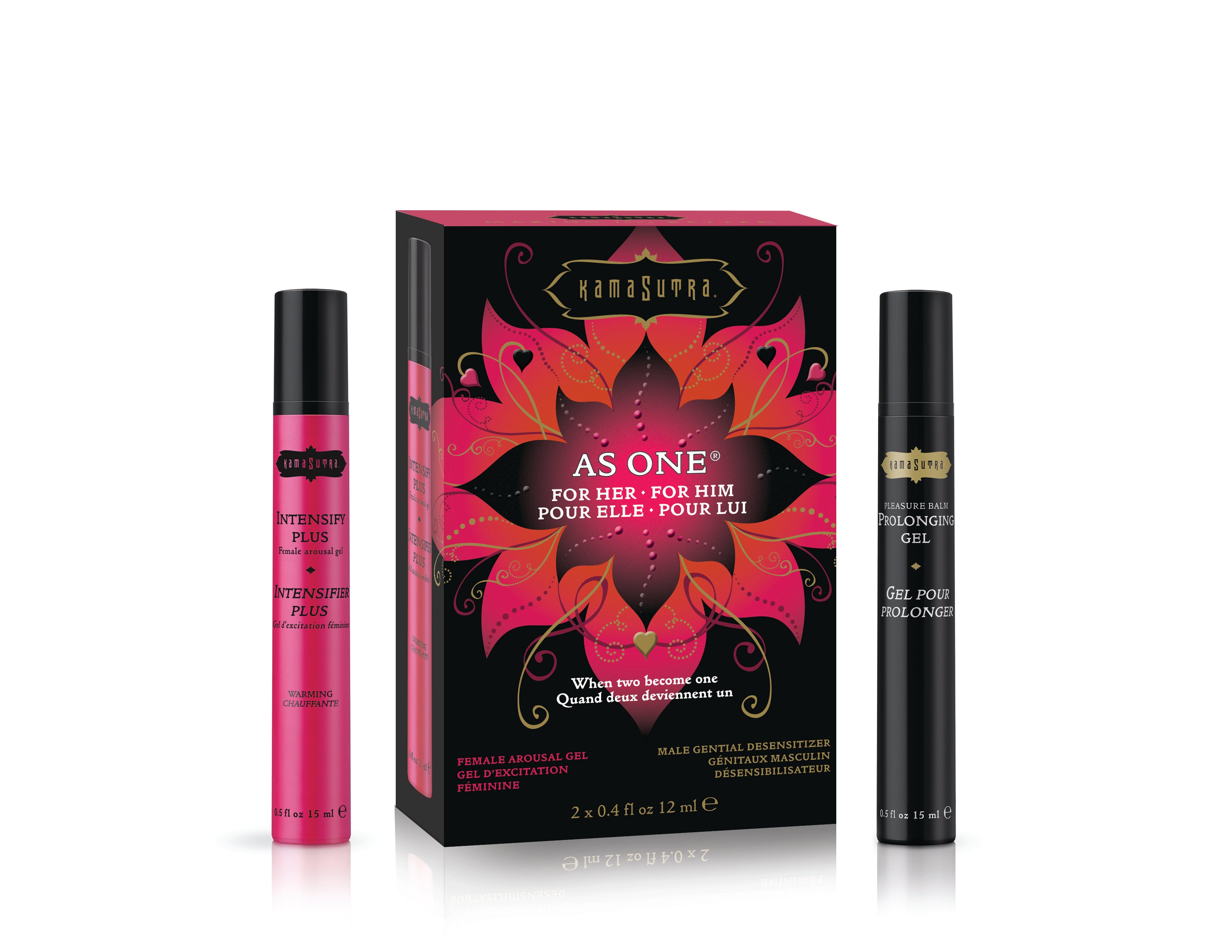 Kamasutra As One Kit Coppia Gel Intimo 2x12 ml Ritardante