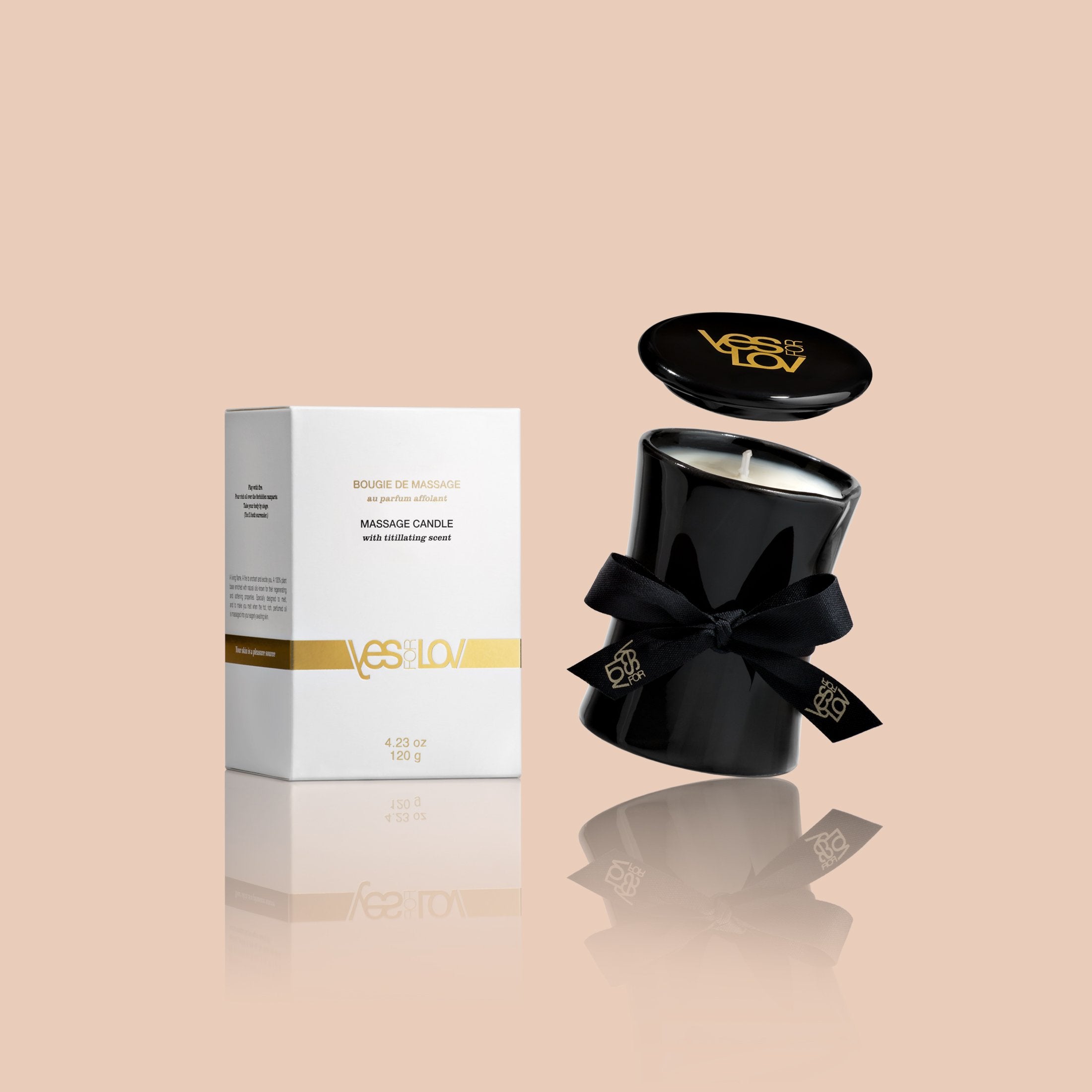 YesforLove candela massaggio afrodisiaca 120 g spezie calde