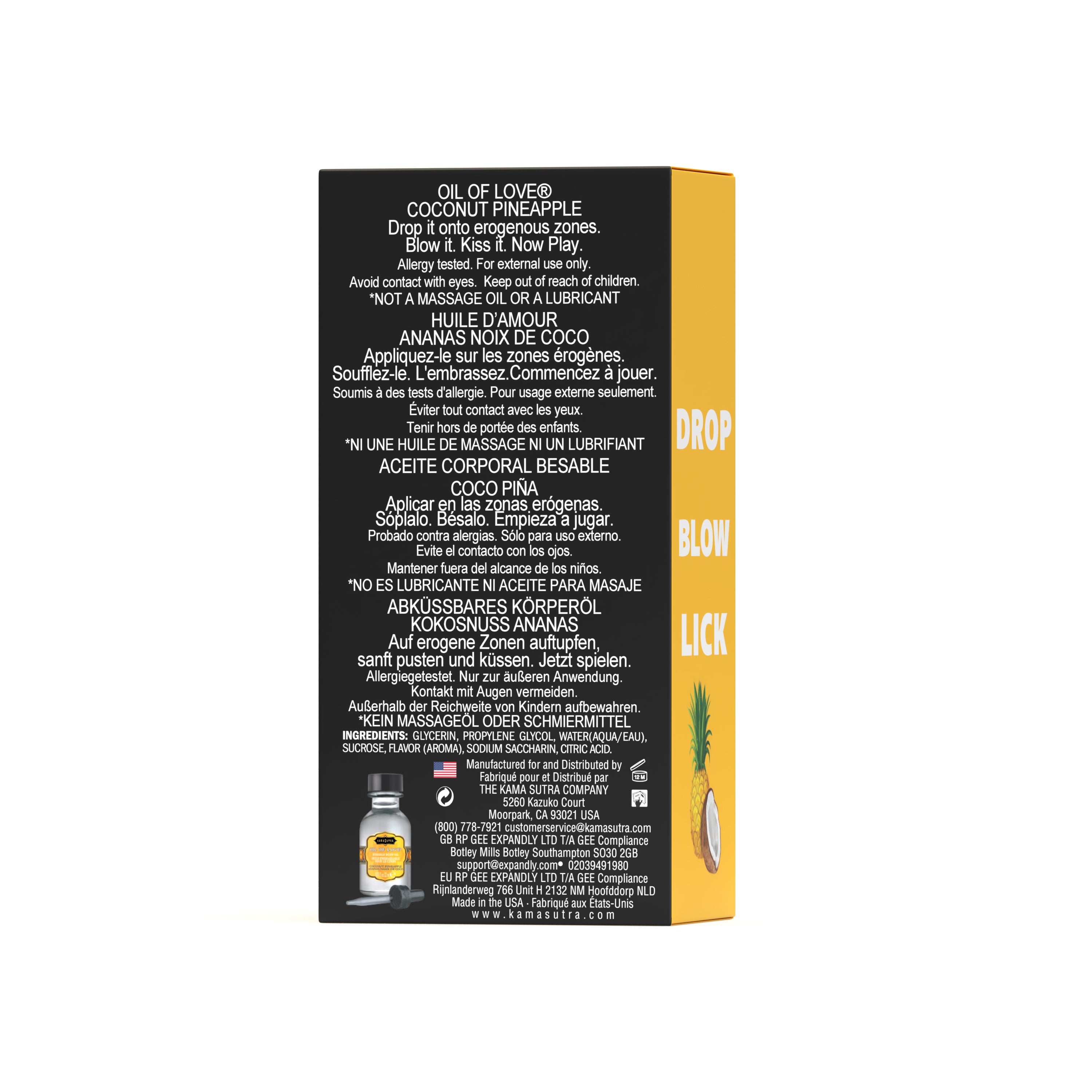 Kama Sutra Oil of Love olio corpo baciabile 22 ml