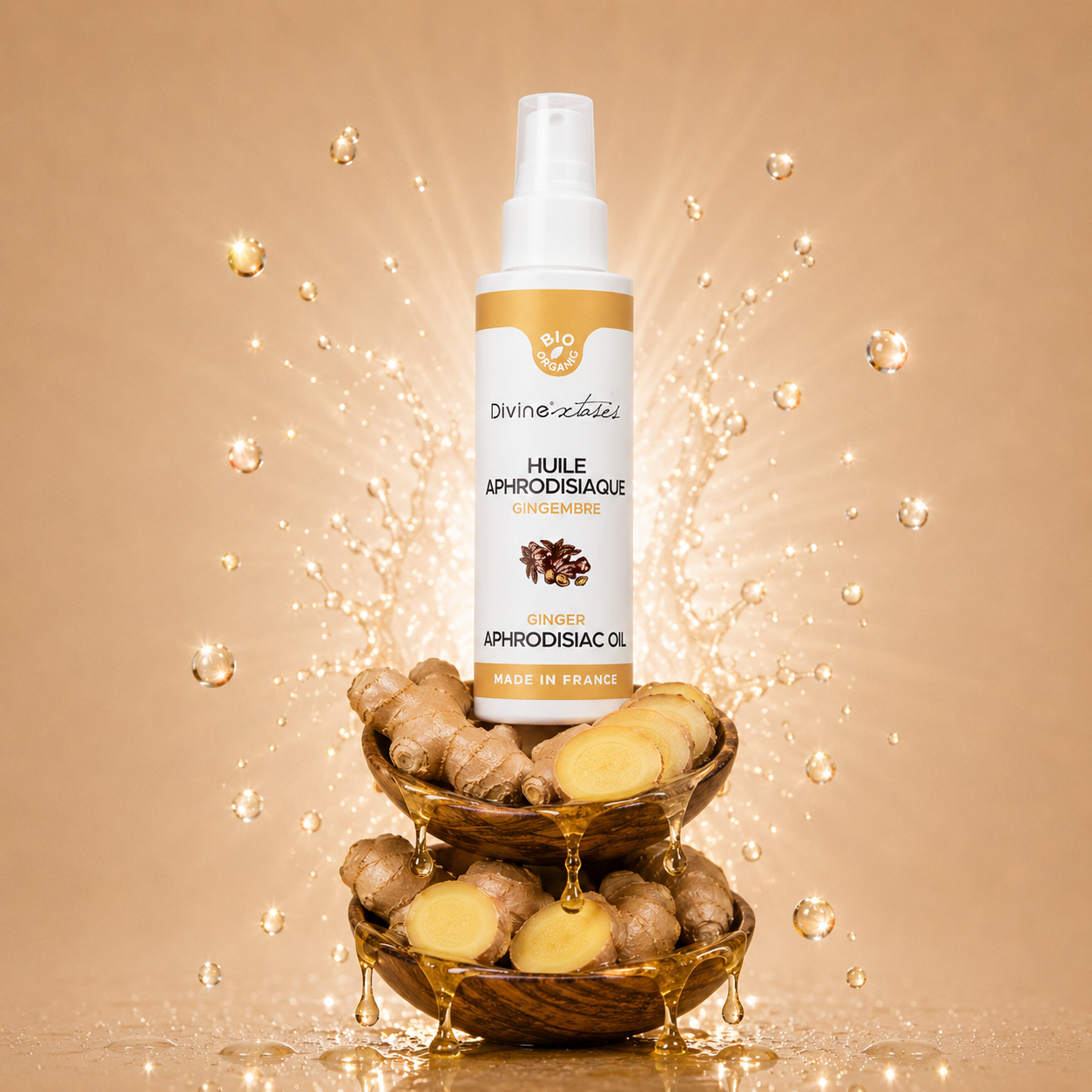 DIVINEXTASES Aphrodisiaque olio massaggio bio afrodisiaco