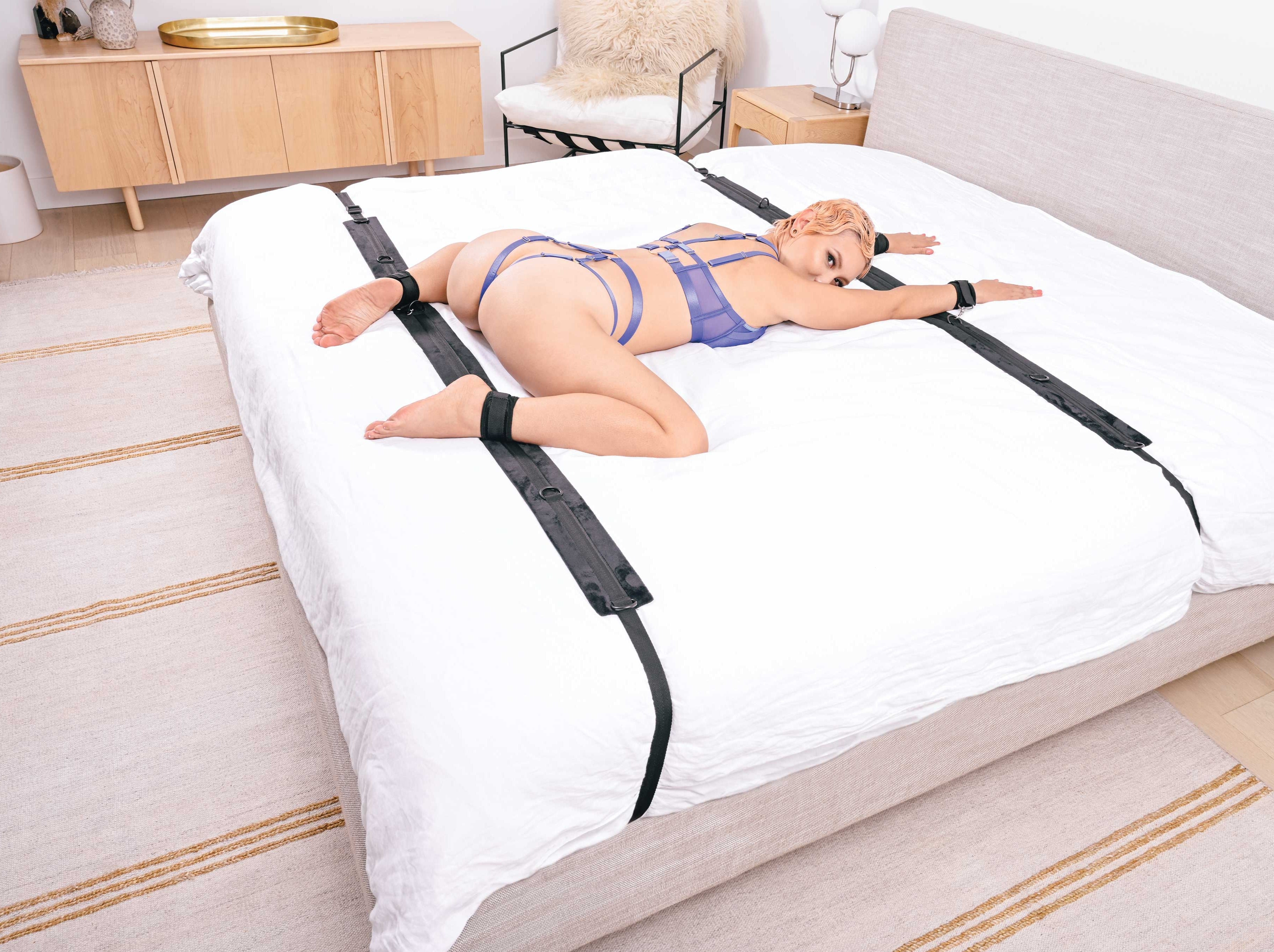 Sportsheets No Matter Where kit bondage letto porta