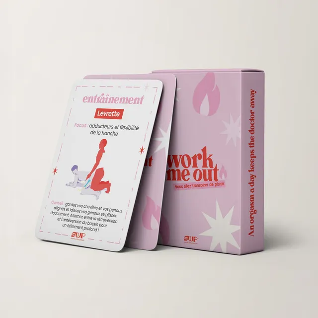 Yes For Lov Work Me Out gioco di coppia 33 carte sportivo