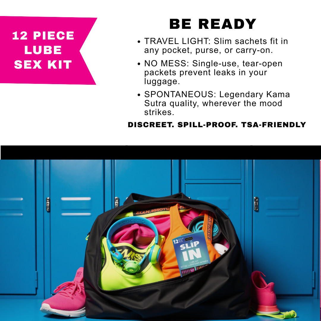 Kama Sutra Slip In Sex-To-Go kit lubrificante 12 bustine assortito