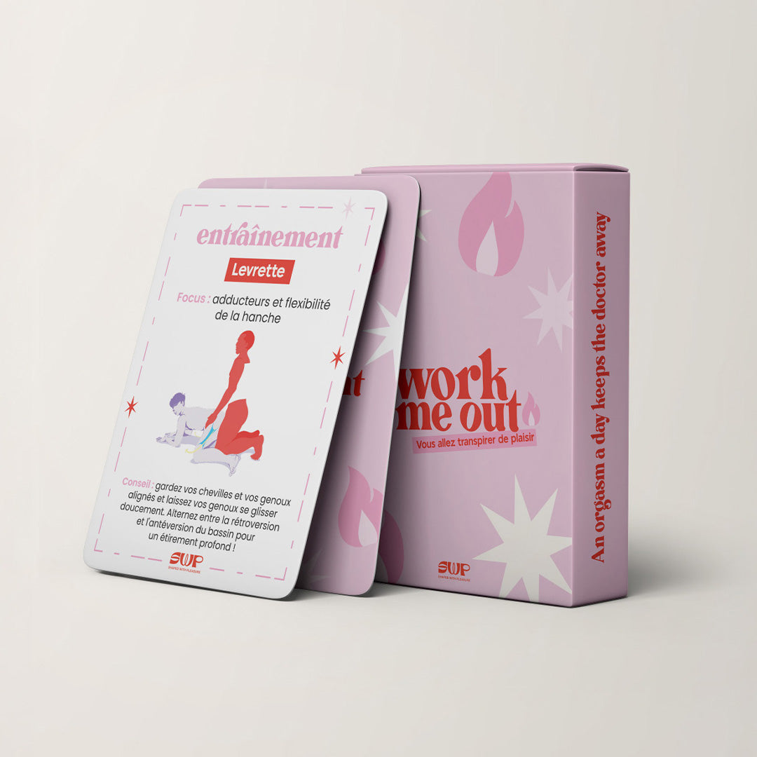 Yes For Lov Work Me Out gioco di coppia 33 carte sportivo