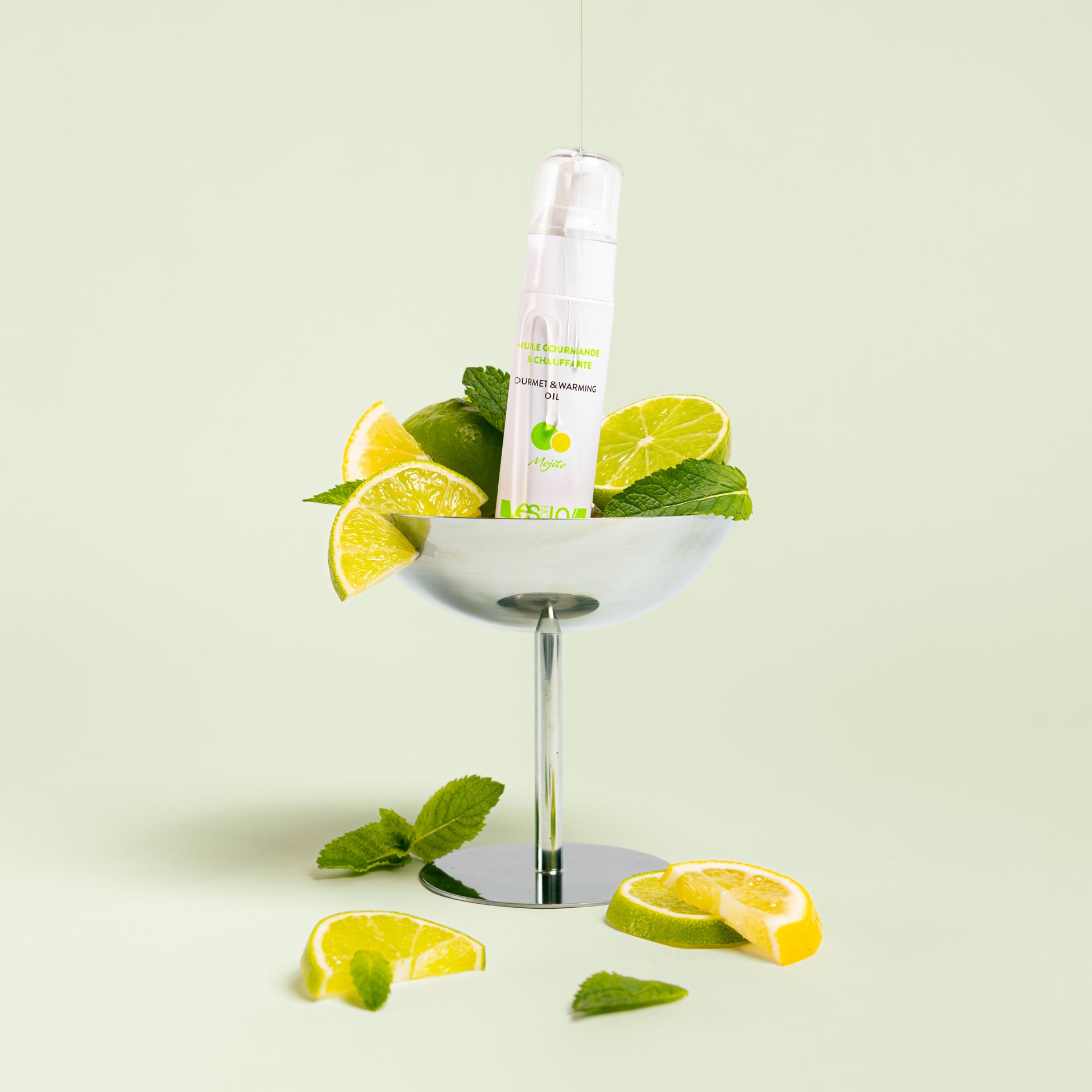 Yes For Lov oli riscaldanti massaggio mela-mojito commestibili