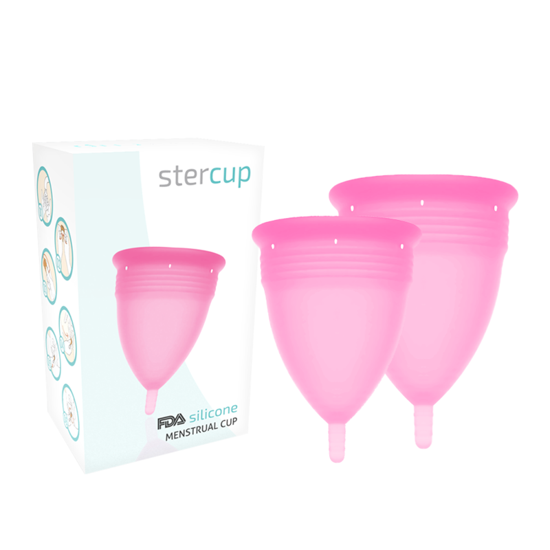 AdulToys Stercup coppetta mestruale silicone S+L 2 pezzi