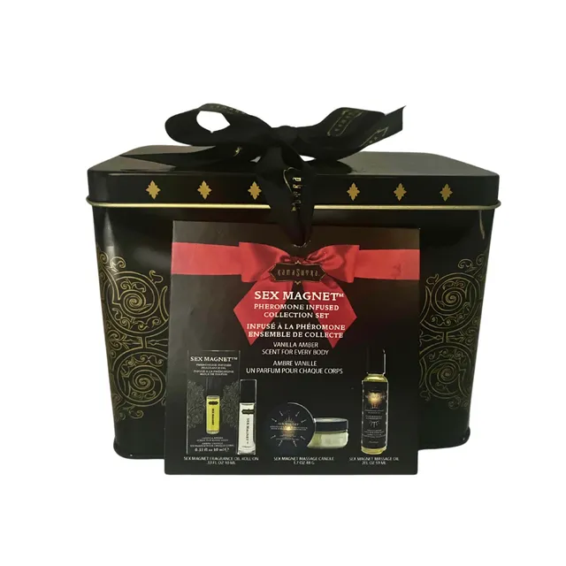 Kama Sutra Sex Magnet Vanilla Amber kit feromoni vaniglia 3 pezzi