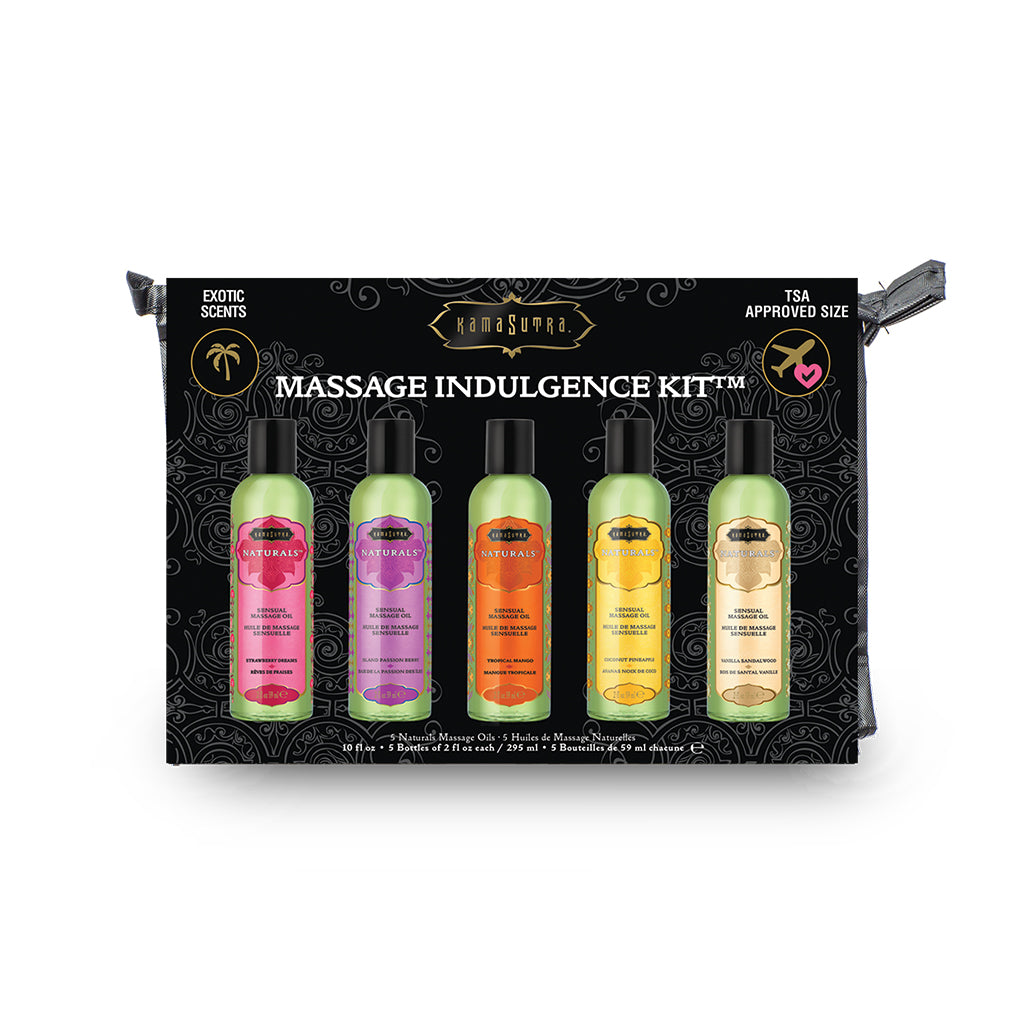 Kama Sutra Massage Indulgence kit olio massaggio 5pz
