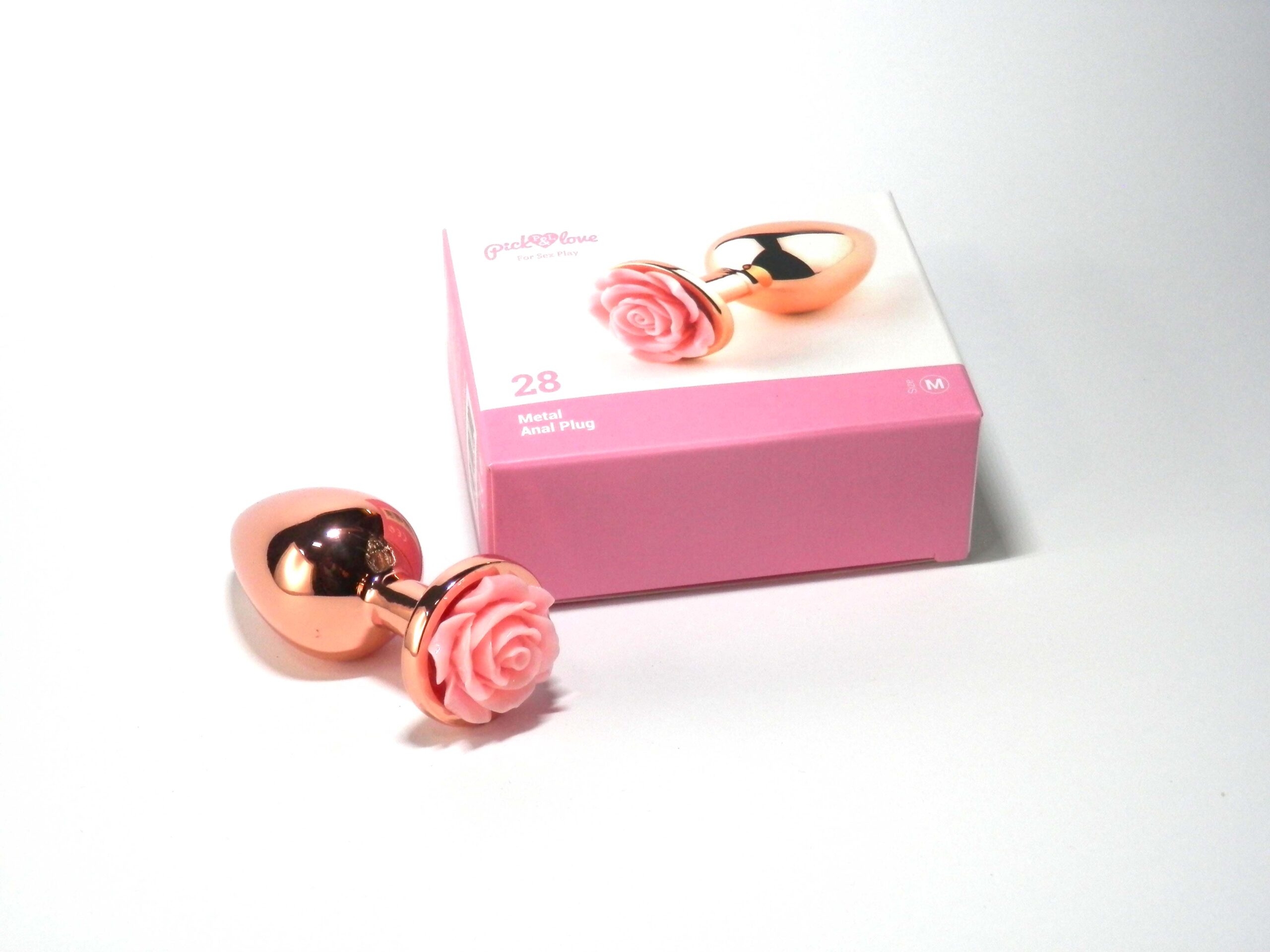 Pick&Love Rosa plug anale in metallo rosa