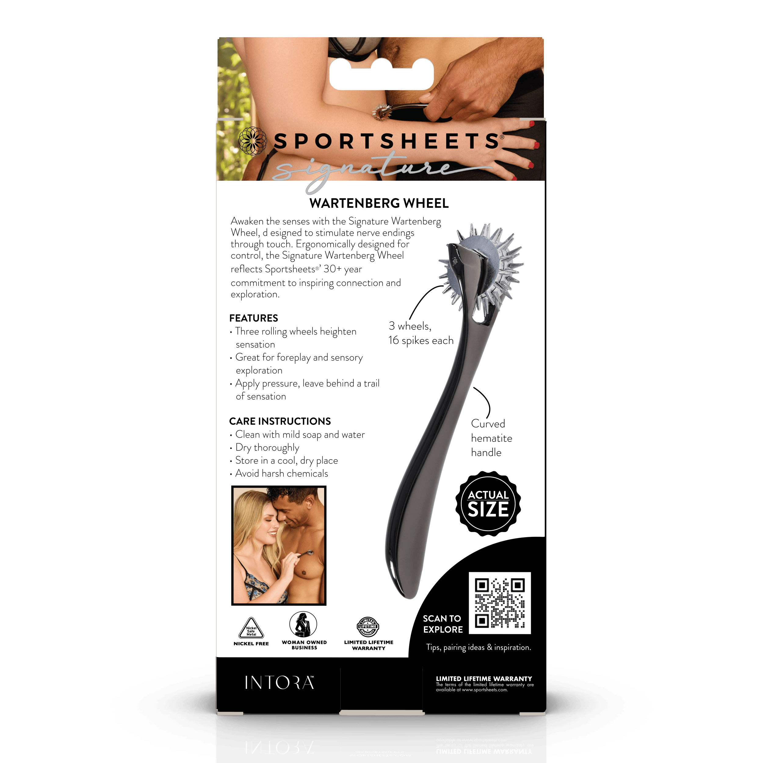 Sportsheets Signature Wartenberg Wheel ruota sensoriale metallo