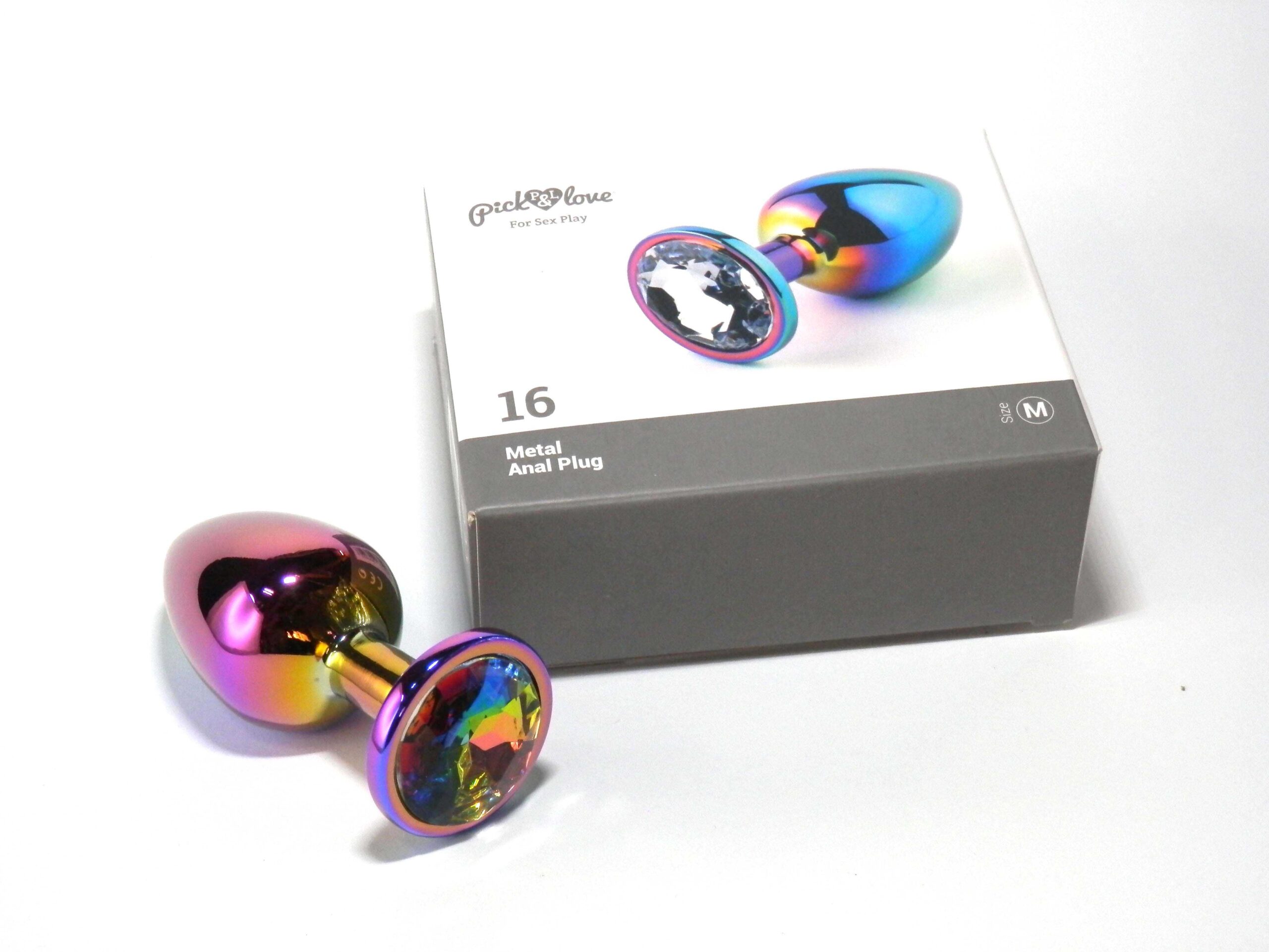 Pick&Love Diamante Tornasolado plug anale gioiello