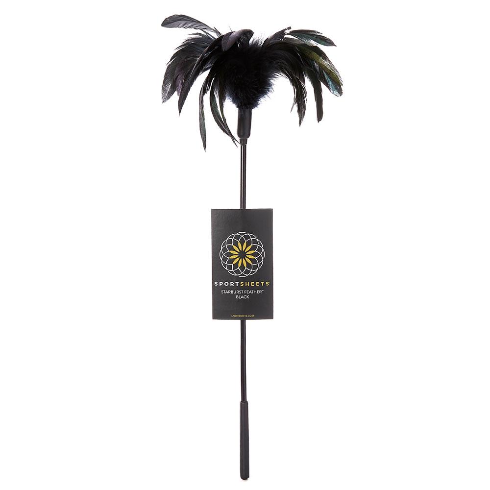 Sportsheets Starburst Tickler piumino sensoriale nero