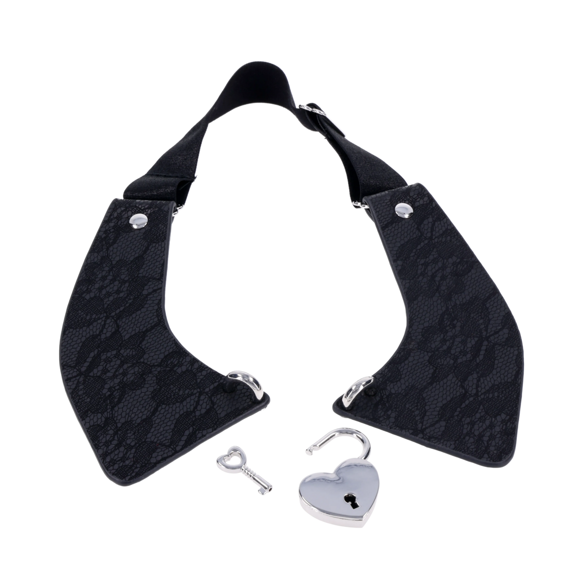 Sex & Mischief Heartbound Lace Day Collar collare pizzo