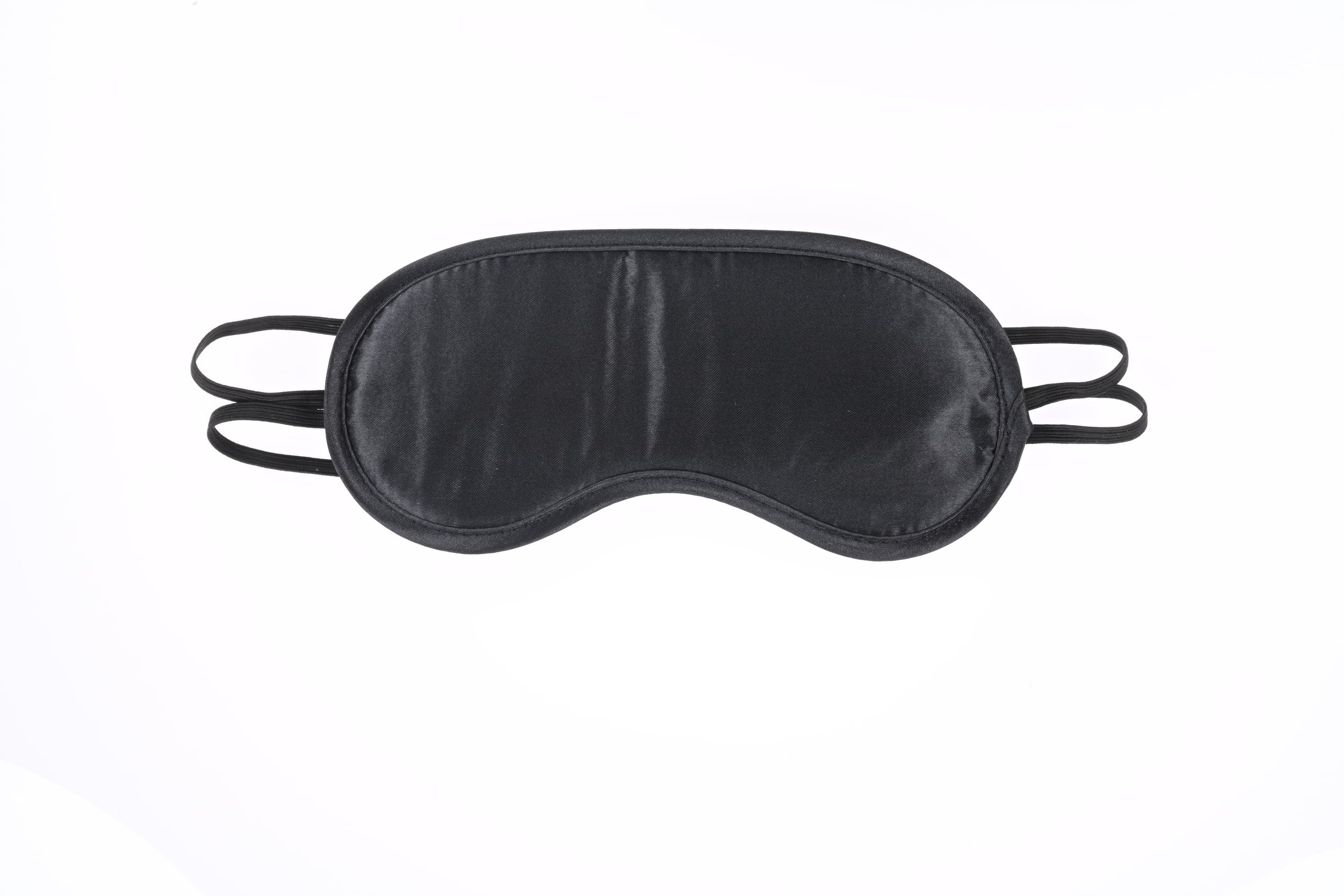 Sex & Mischief Black Satin Blindfold benda occhi raso nero