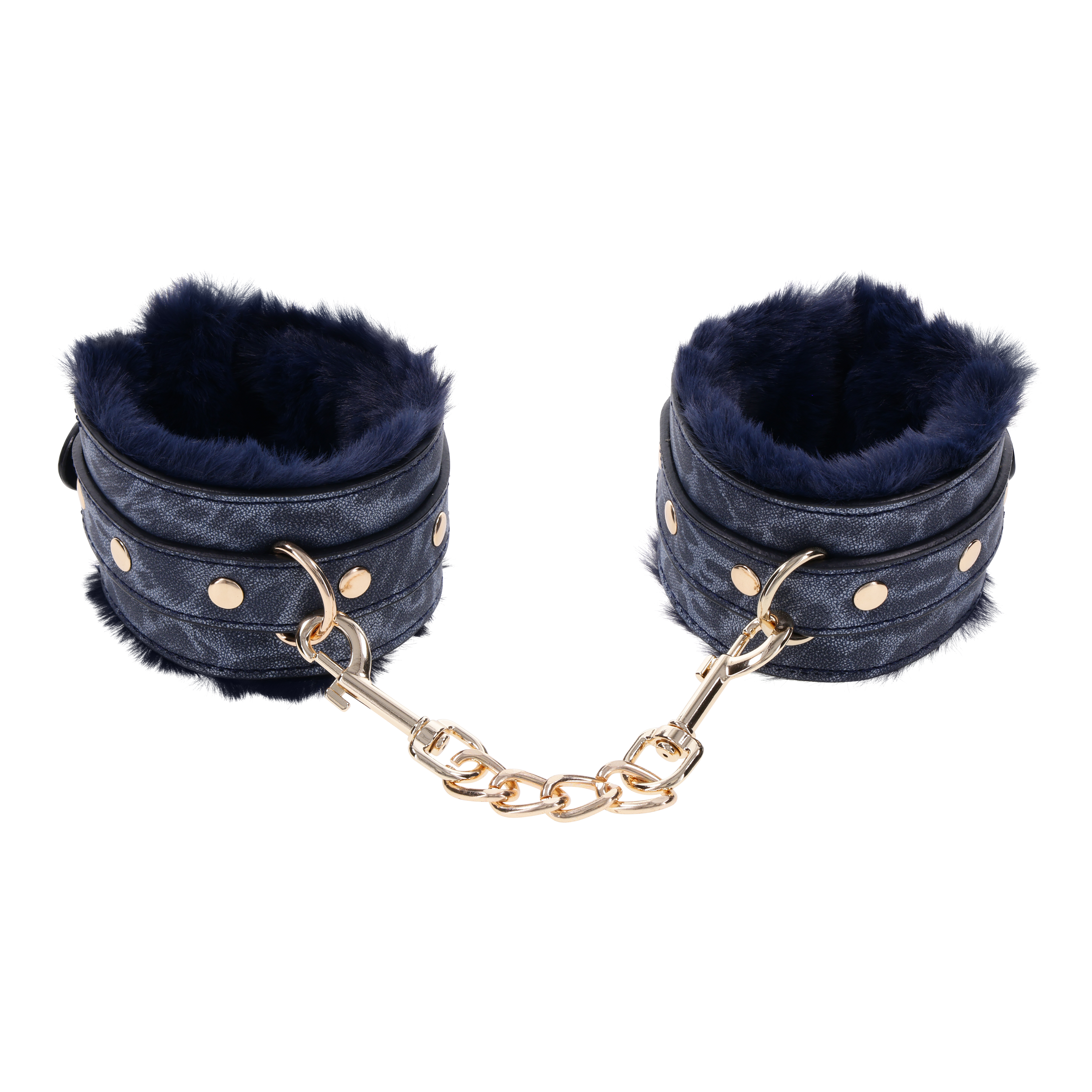 Sportsheets Sex & Mischief Cougar Fur Manette Pelose Blu