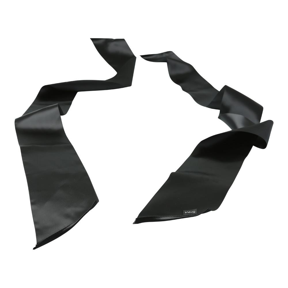 Sex & Mischief Black Silky Sash bende bondage nere seta