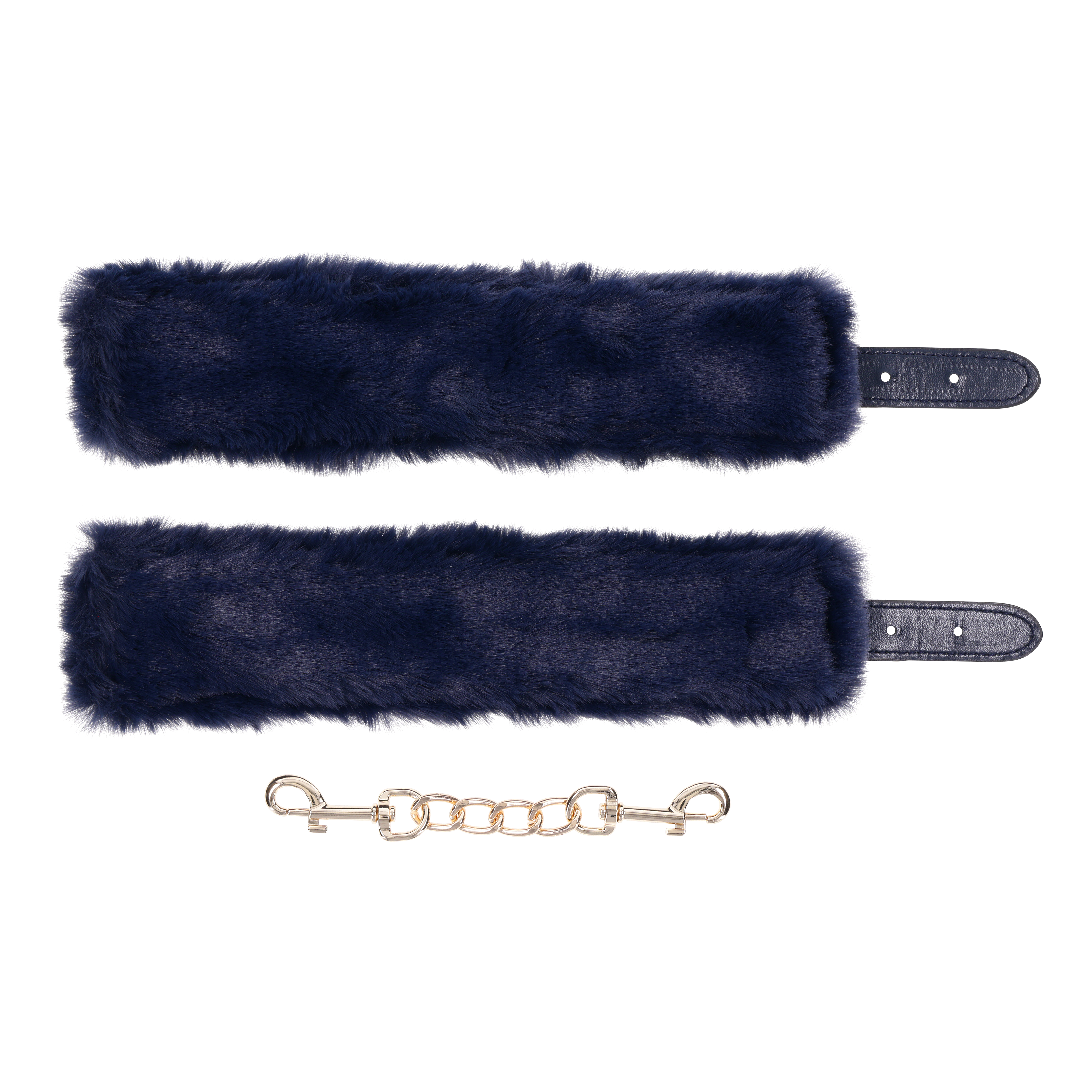 Sportsheets Sex & Mischief Cougar Fur Manette Pelose Blu