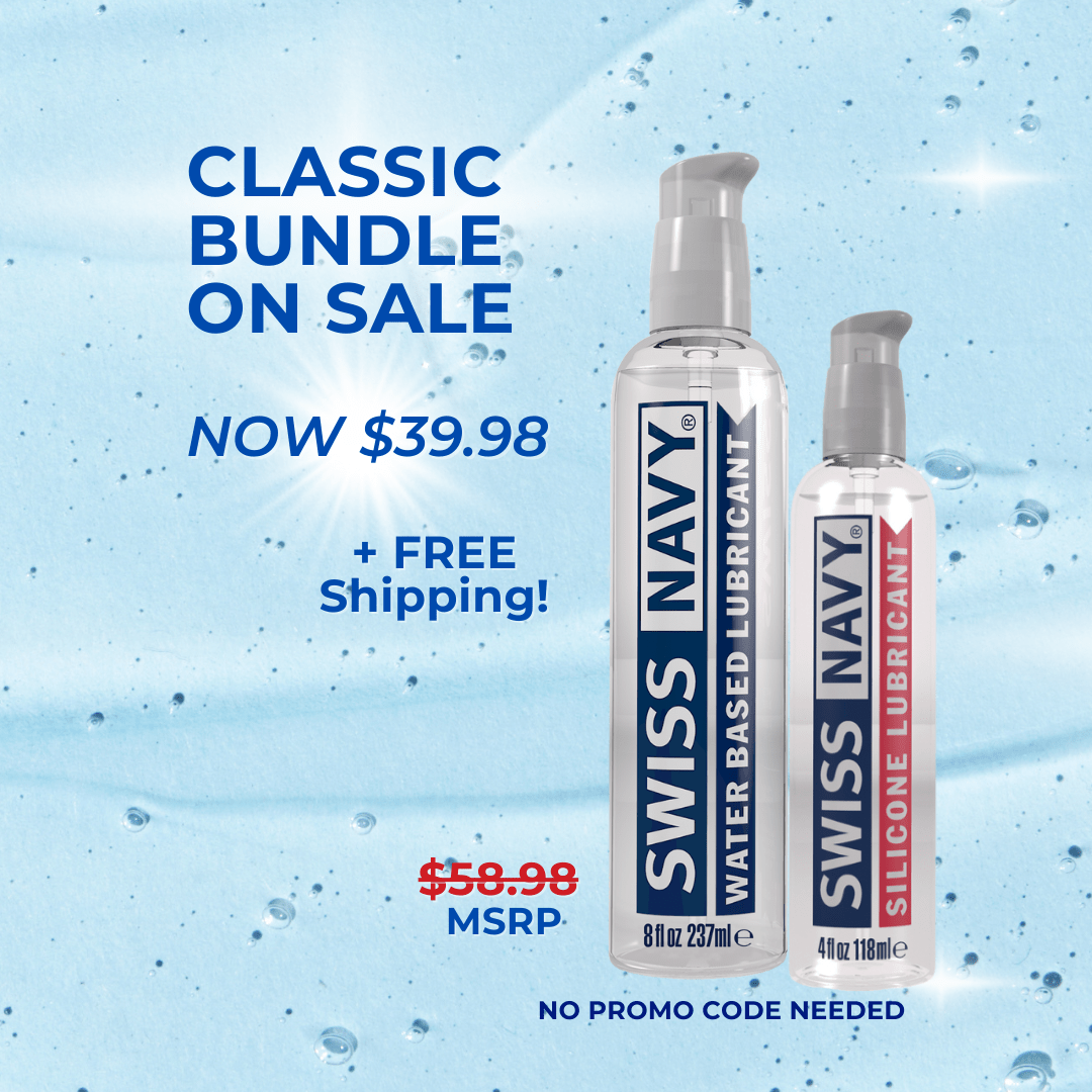 Swiss Navy Classic Bundle lubrificante acqua e silicone 237+118 ml