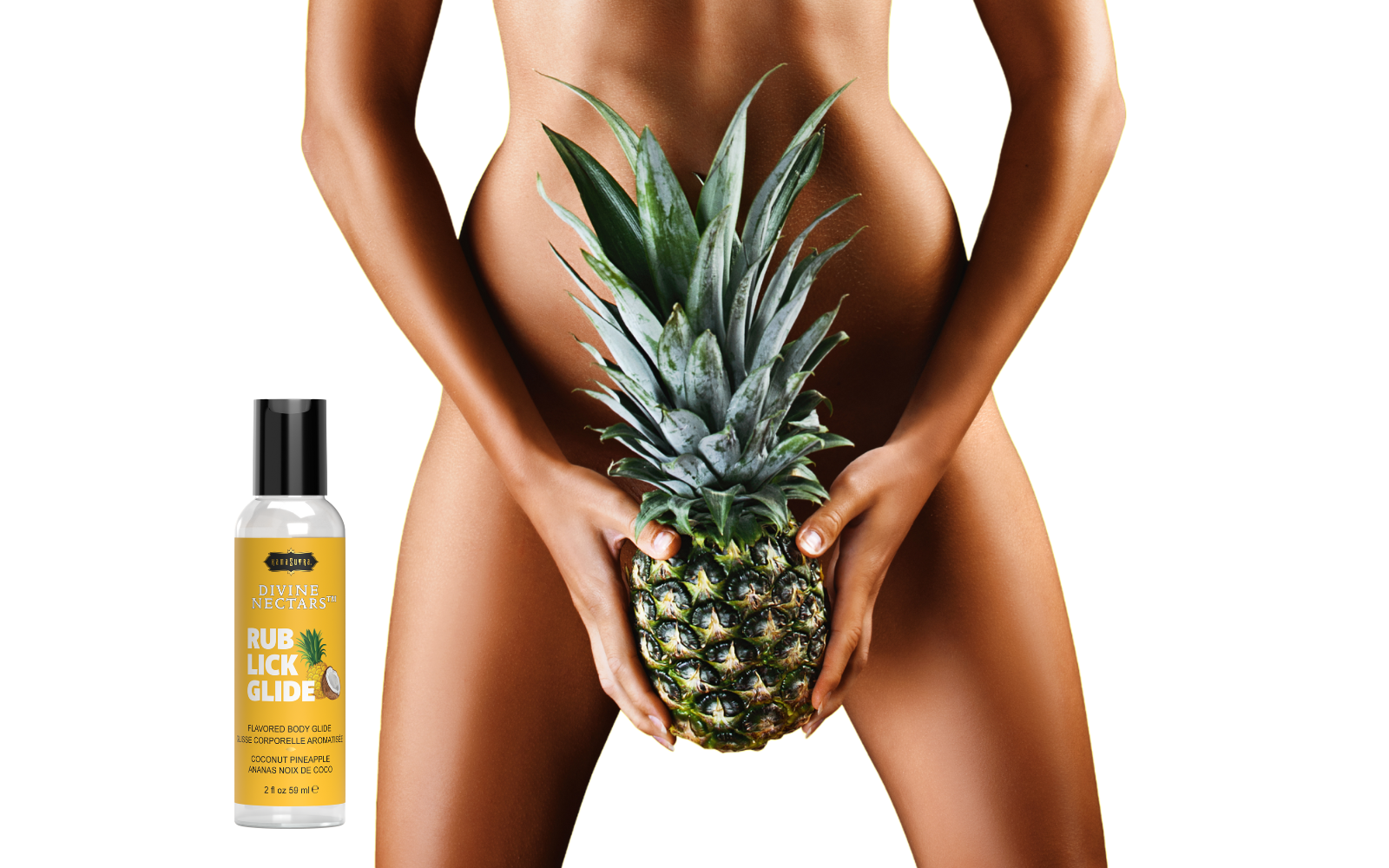 Kama Sutra Penis Colada kit di coppia cocco ananas 2 pezzi
