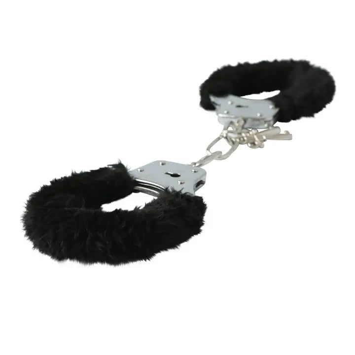 Sportsheets Sex & Mischief Furry Handcuffs manette pelose nere
