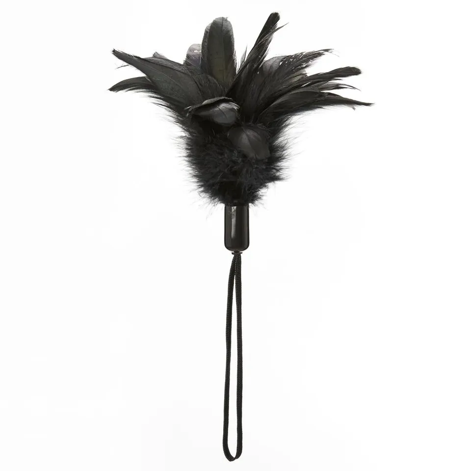 Sportsheets Pleasure Feather tickler piume nero delicato