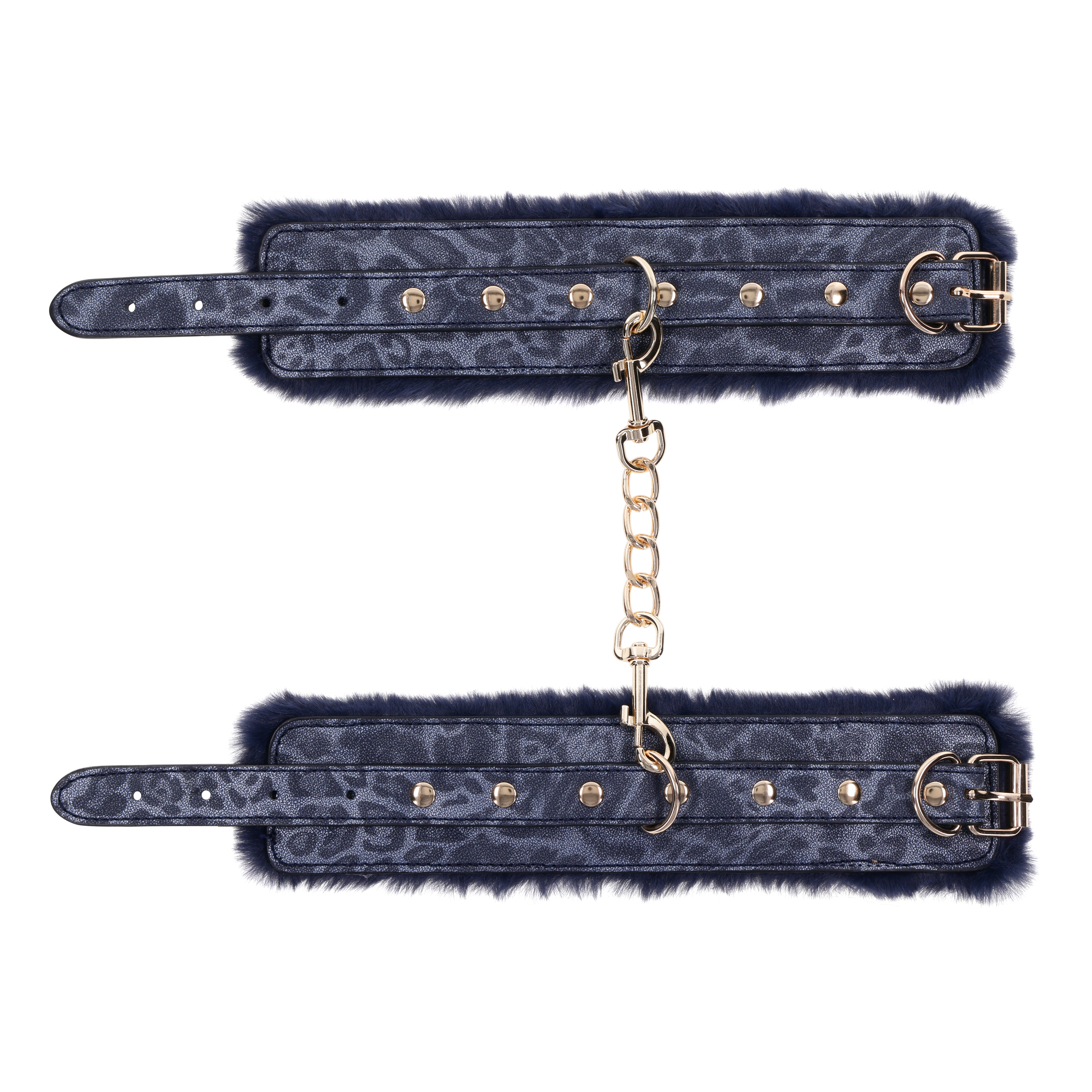 Sportsheets Sex & Mischief Cougar Fur Manette Pelose Blu