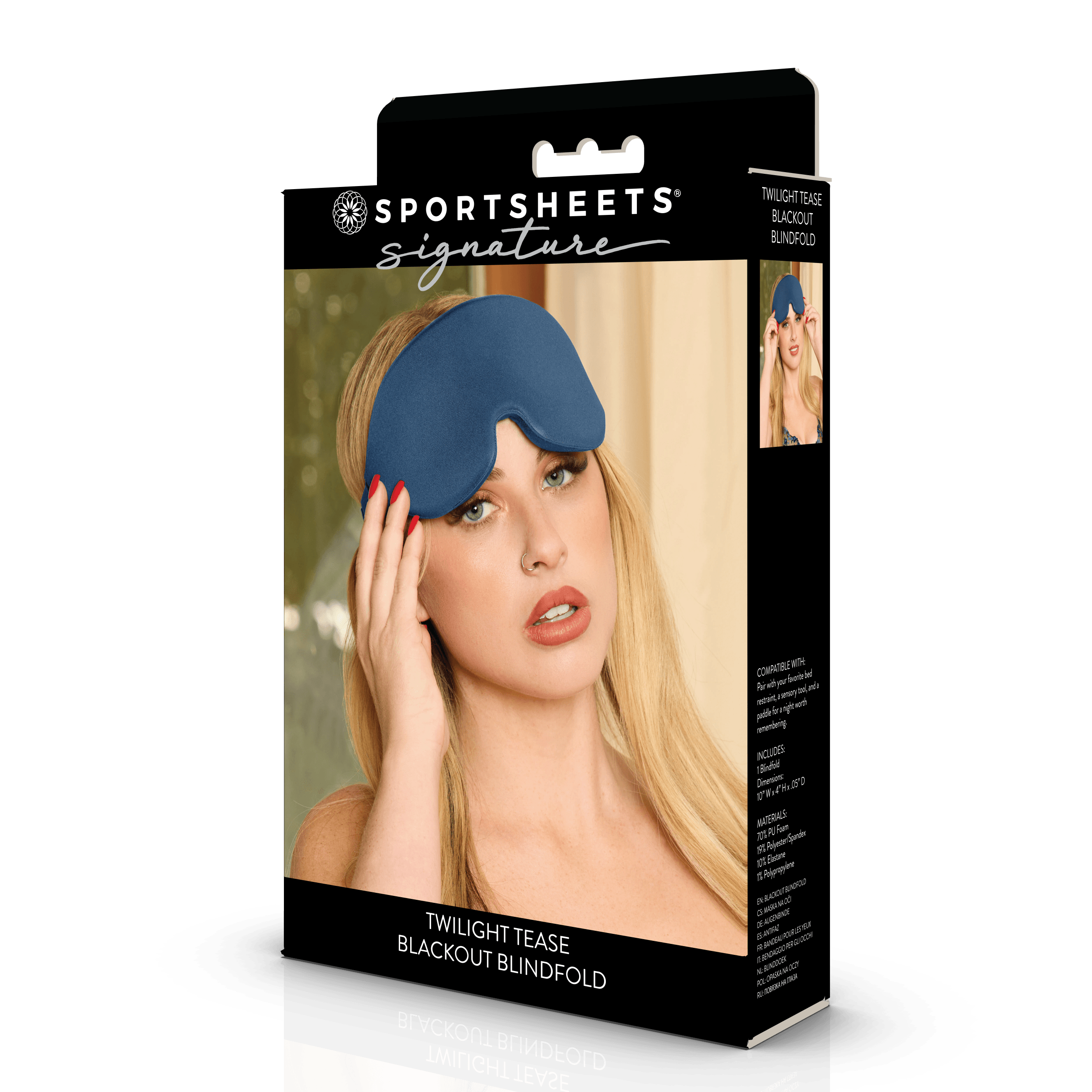 Sportsheets Twilight Tease Blackout benda sensoriale nera