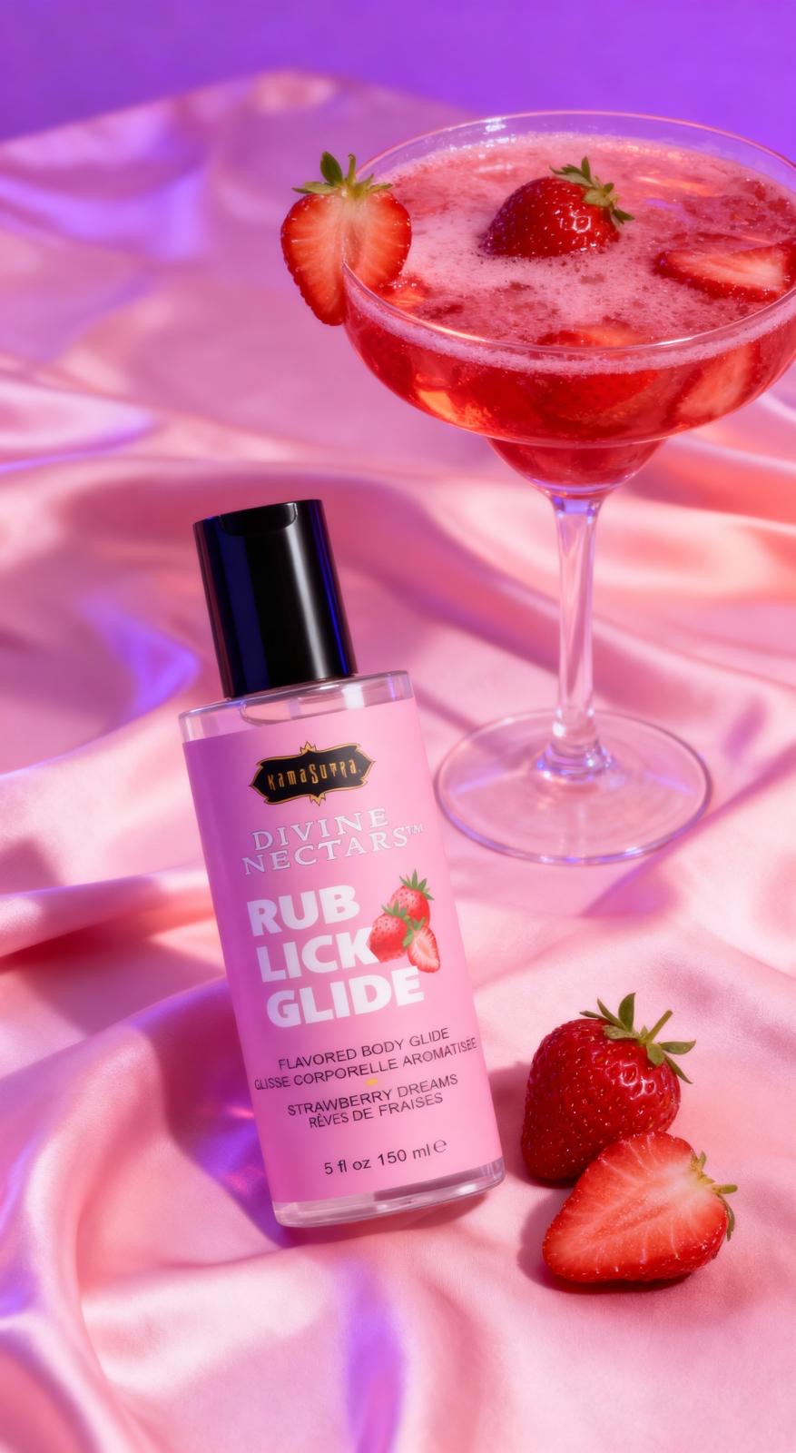 Kama Sutra Divine Nectars Lubrificante Fragola 150 ml baciabile