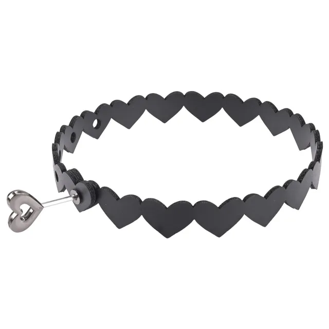 Sportsheets Sex & Mischief Heart Day Collar collare nero