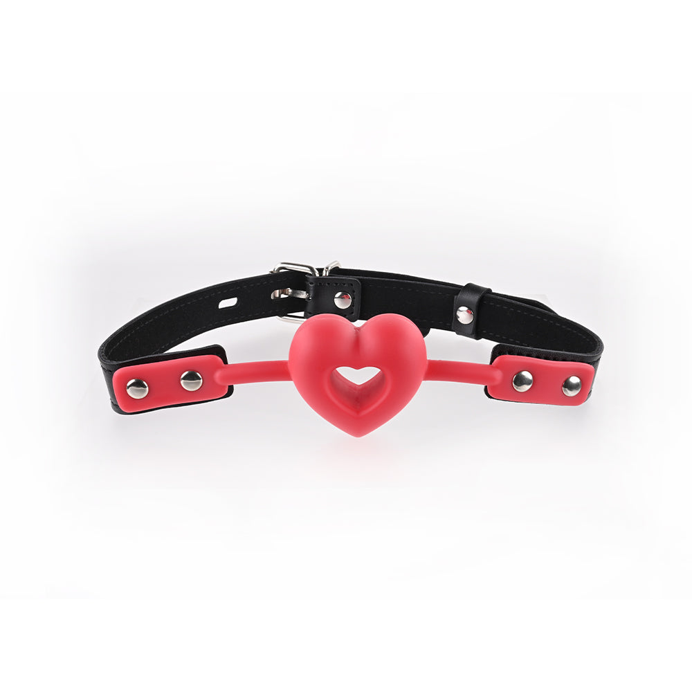 Sportsheets Amor Ball Gag bavaglio cuore rosso traspirante