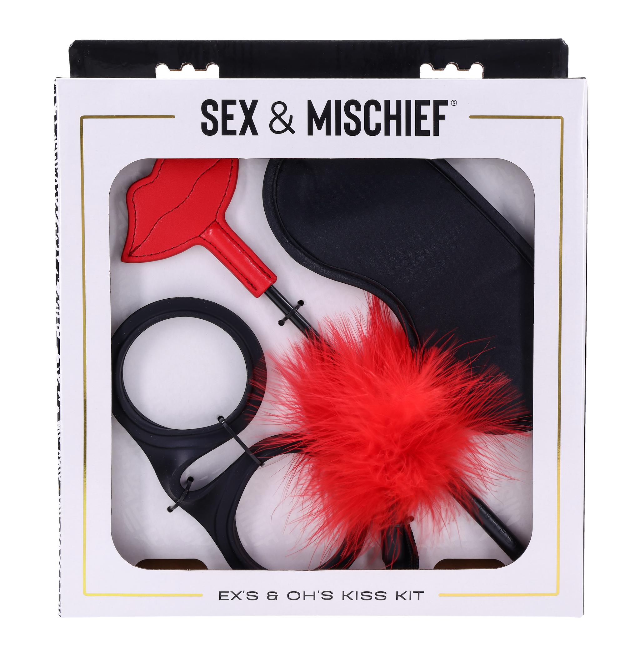 Sportsheets Ex's & Oh's Kiss Kit erotico 4 pezzi coppia